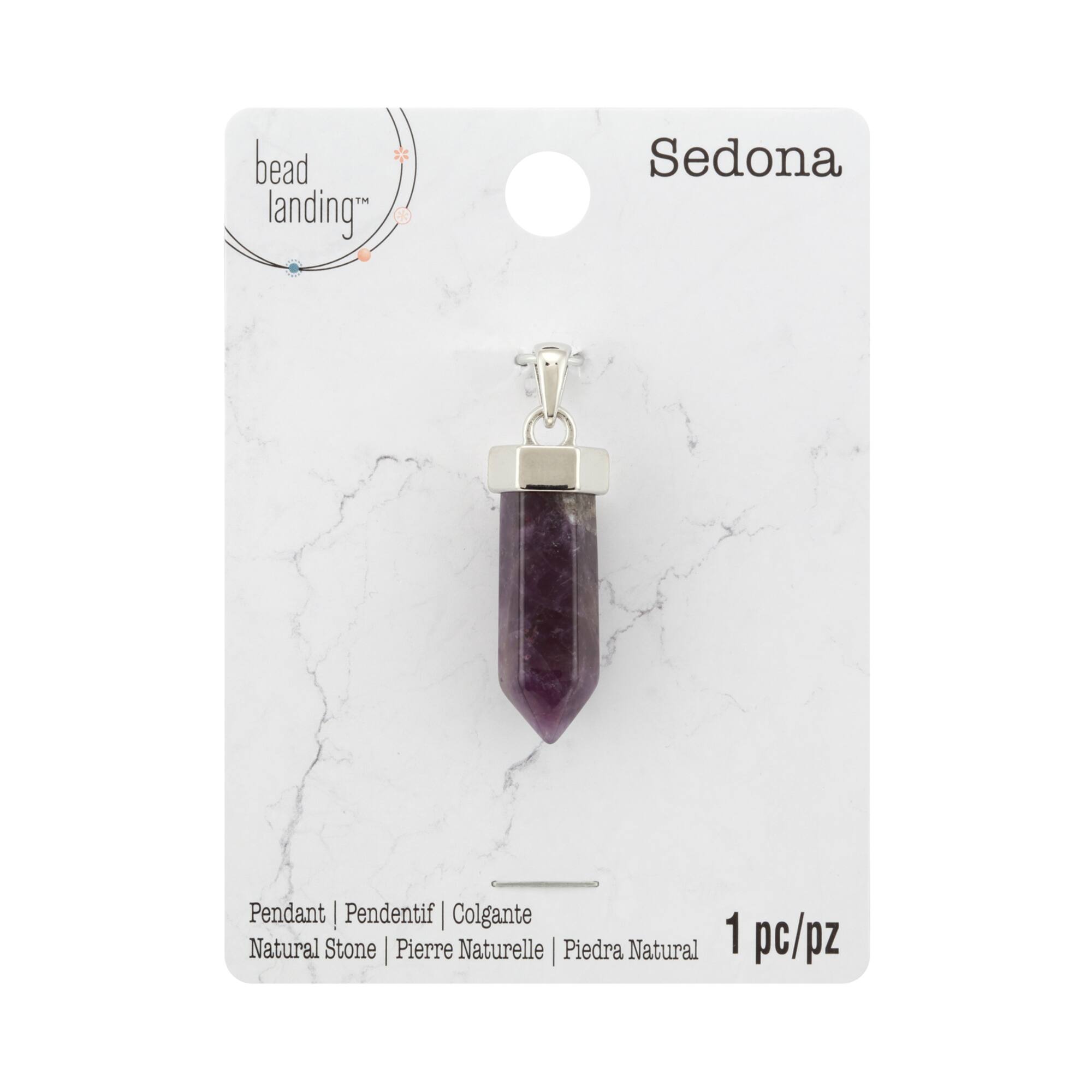 Sedona Amethyst Point Pendant by Bead Landing™